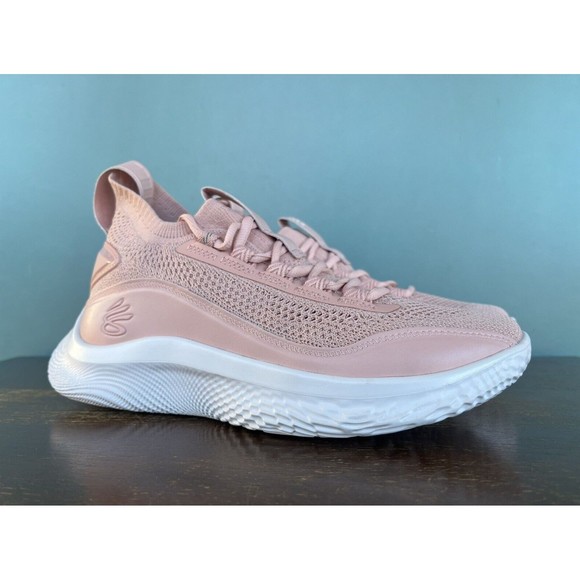 Under Armour Curry 8 Flow Class-Y Pink/White Men's Size 7.5 (9W) 3024432-601 - Picture 1 of 11